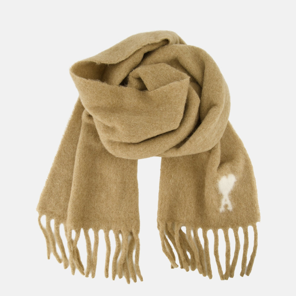 Beige Alpaca Scarf