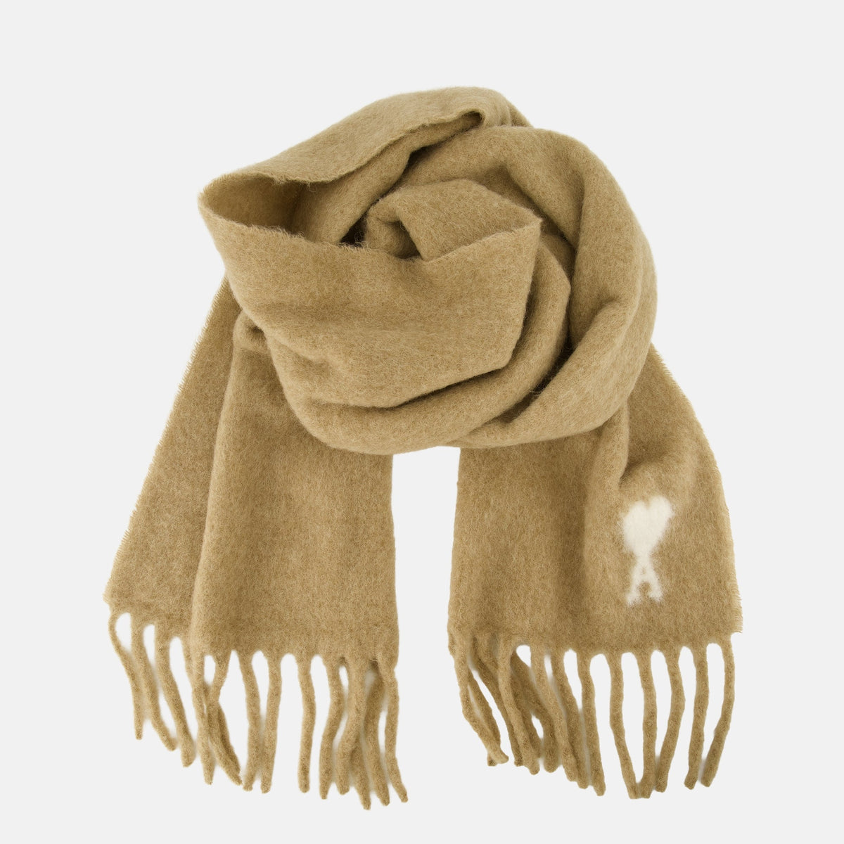 Beige Alpaca Scarf