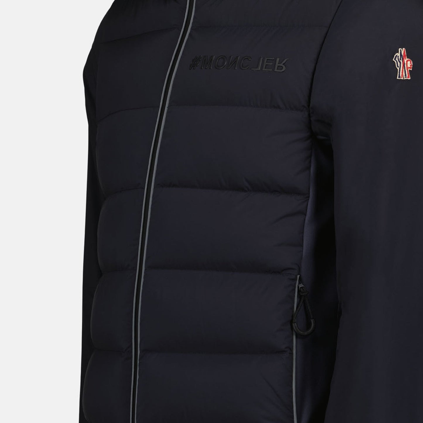 Two-tone jacket, Grey jacket, Moncler Grenoble, Autumn-Winter 2024, Luxury outerwear