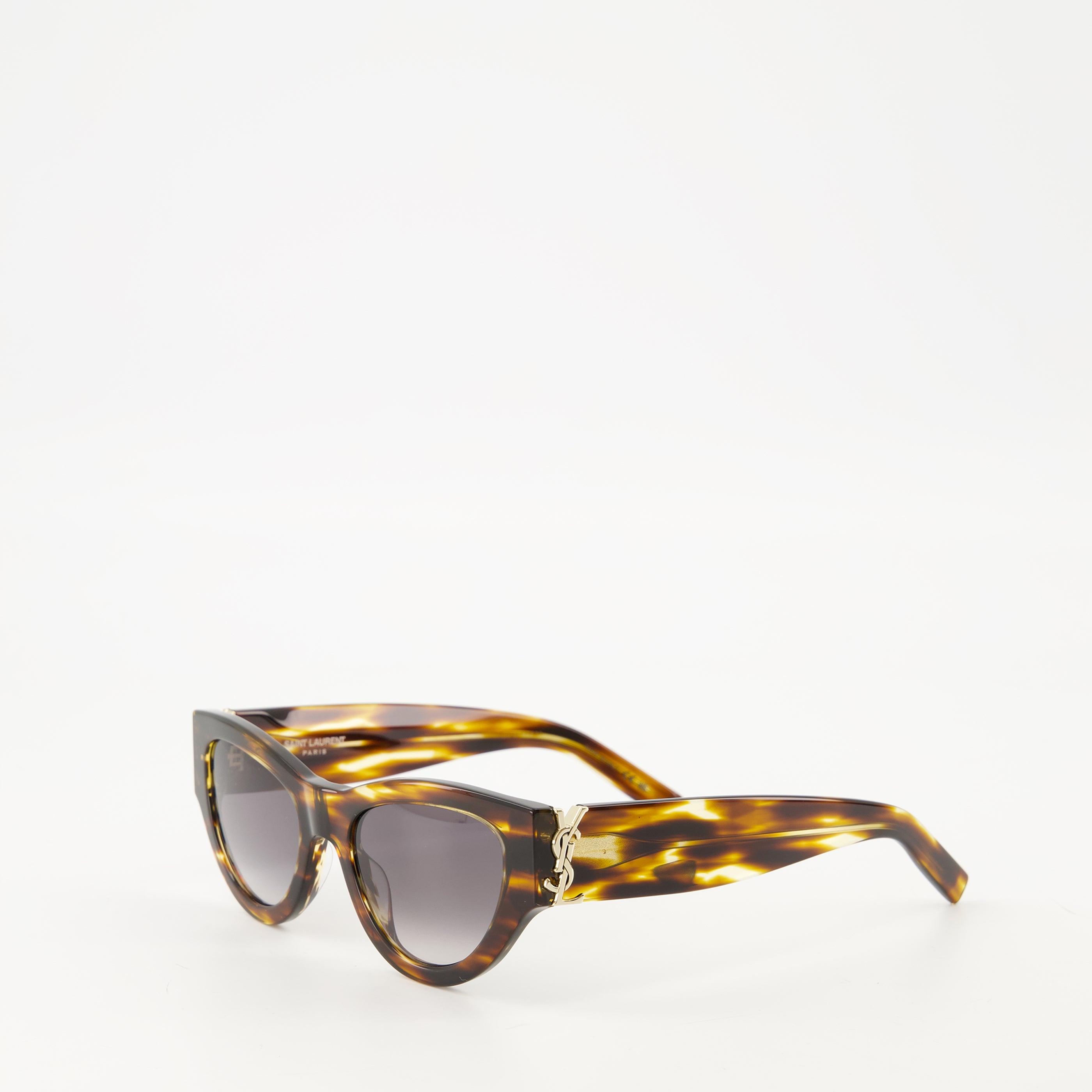 SL M94 sunglasses, Saint Laurent eyewear, brown sunglasses, UVA UVB protection, acetate sunglasses