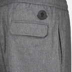 Image of Moncler Grey Sweatpants by Moncler for Men - Season Autumn-Winter 2025 - Product detail view 2