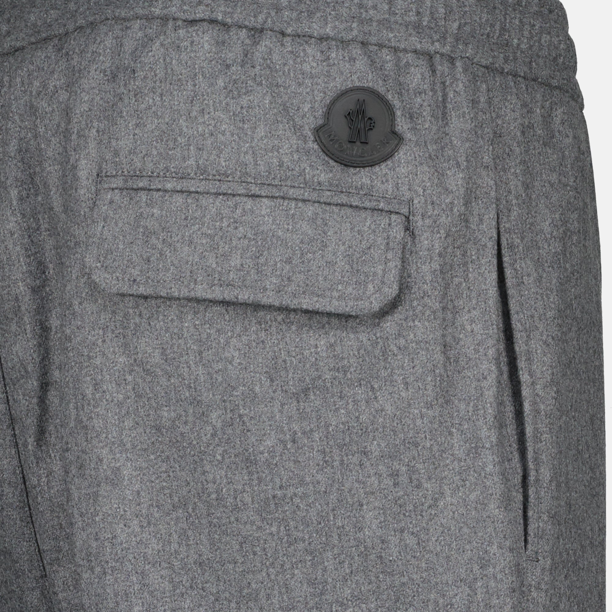 Moncler sweatpants, cashmere pants, grey joggers, Autumn-Winter 2025, men's loungewear