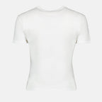   White Cotton T-shirt, Diesel T-shirt, Autumn-Winter 2024, Luxury Ready-to-Wear, Designer T-shirt  