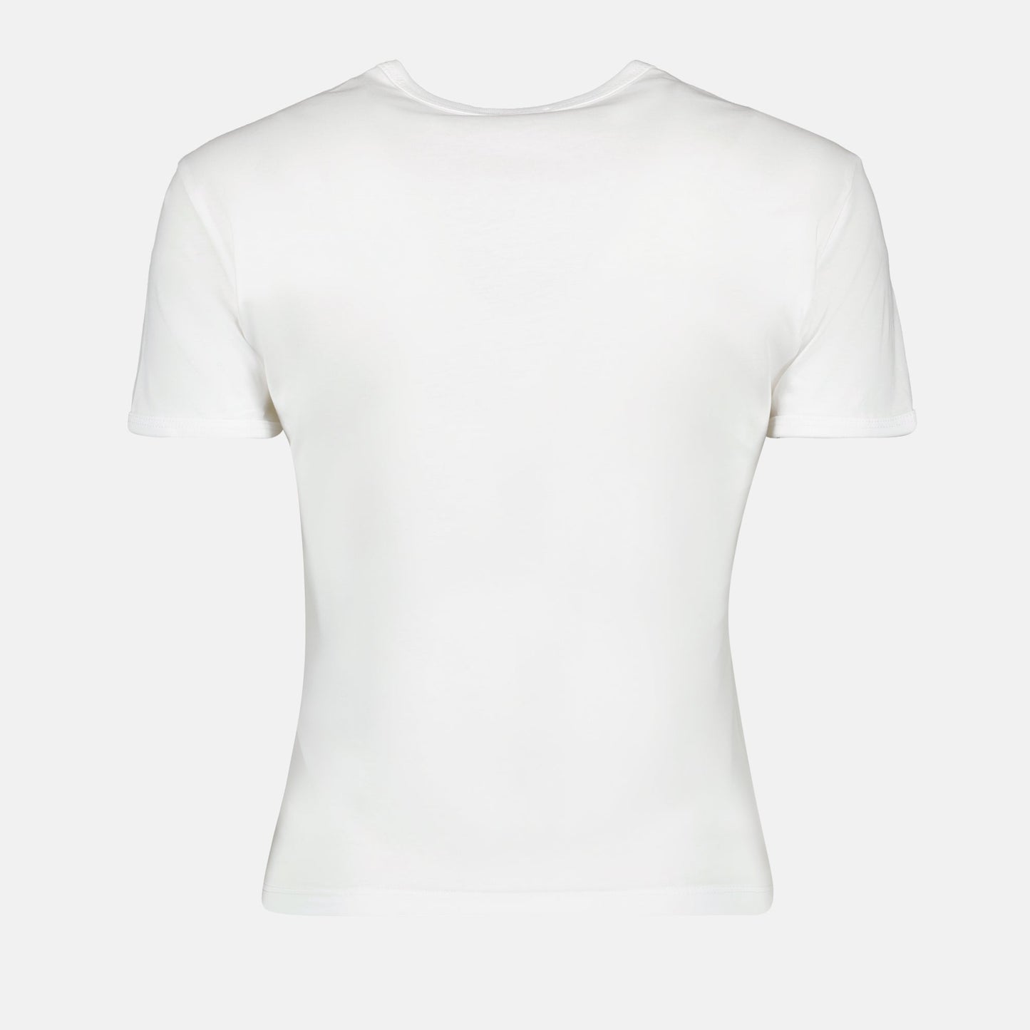   White Cotton T-shirt, Diesel T-shirt, Autumn-Winter 2024, Luxury Ready-to-Wear, Designer T-shirt  