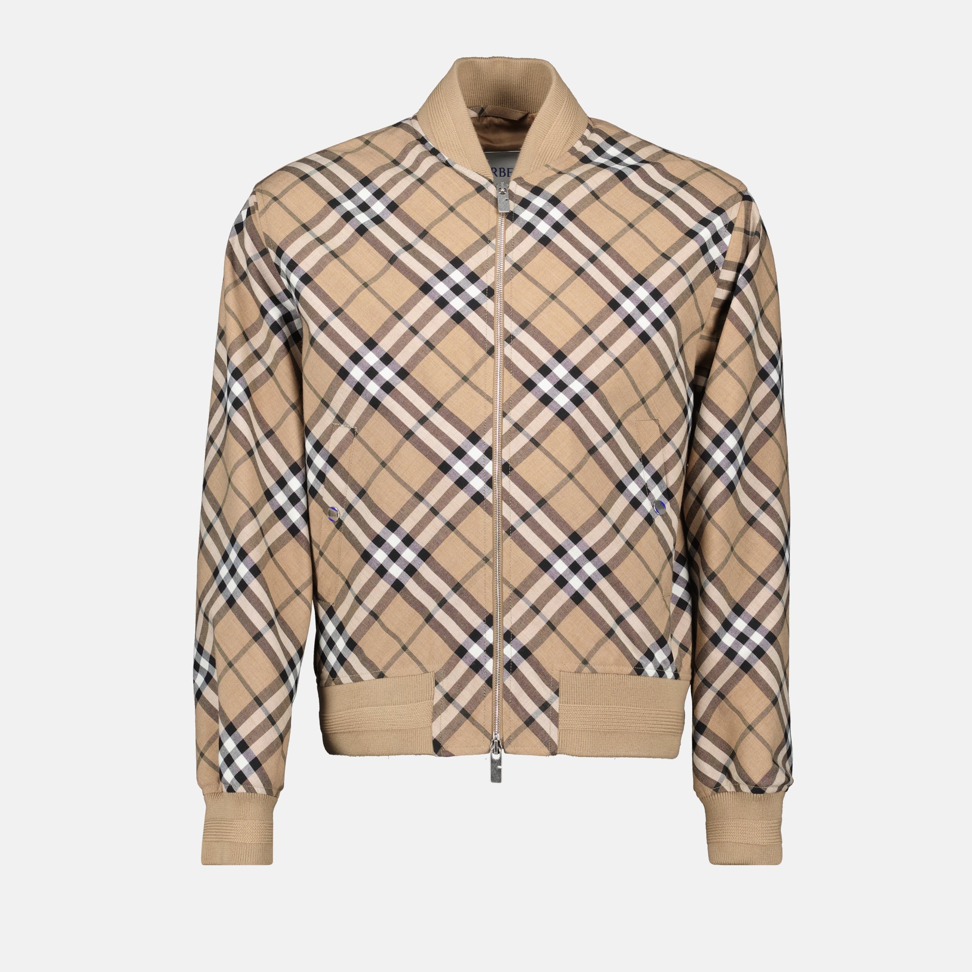 Burberry jacket mens bomber online