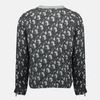 Dior Oblique sweater, Dior wool pullover, designer hoodie, jacquard logo sweater, luxury knitwear