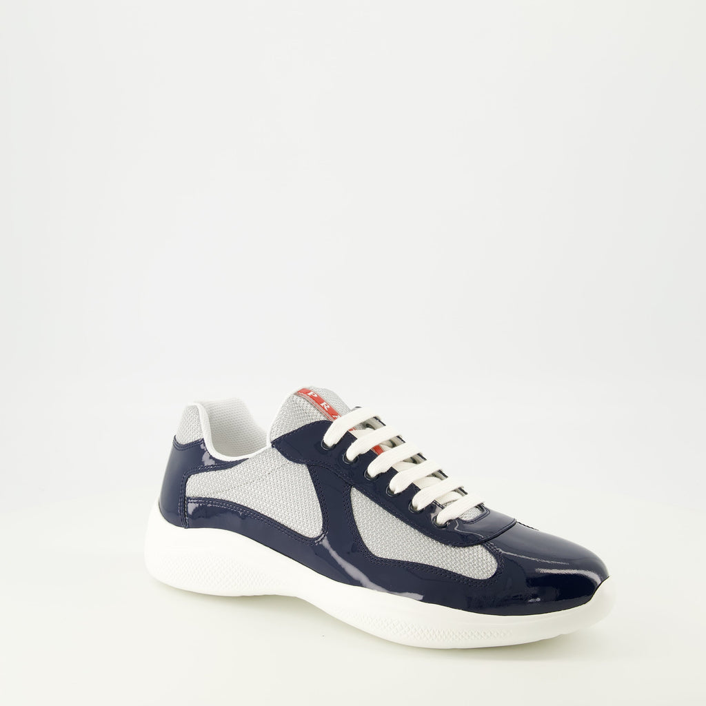 Prada sneakers, calf leather shoes, casual footwear, stylish sneakers, men's fashion