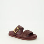 Sandales Feel Bordeaux