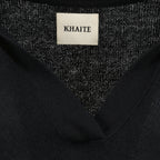 Khaite polo, cashmere polo, gray polo, women's fashion, elegant tops