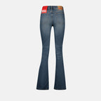 Imagen de los jeans bootcut D-Ebbey 1969 de Diesel para mujeres - Temporada primavera-verano 2025 - Vista trasera