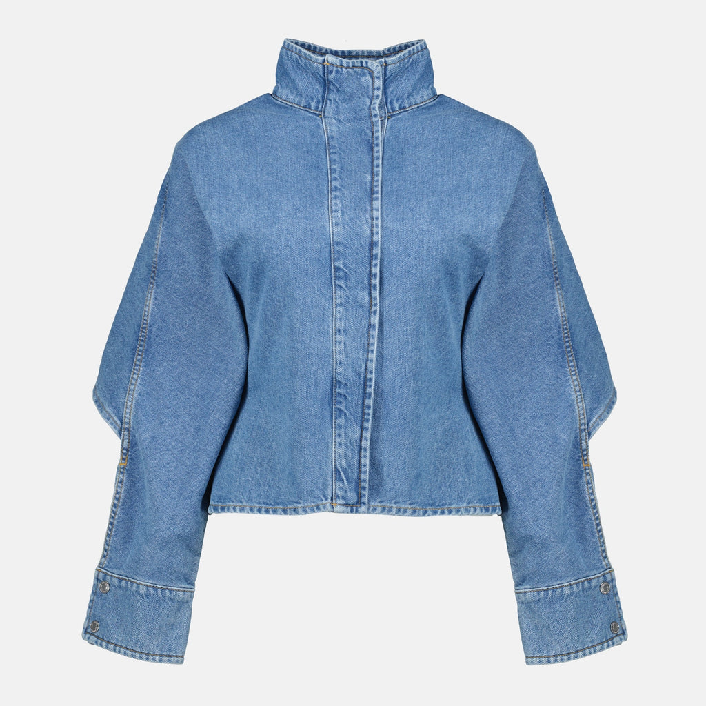 Moon Denim Jacket, Marine Serre, designer jacket, denim outerwear, fashion statement