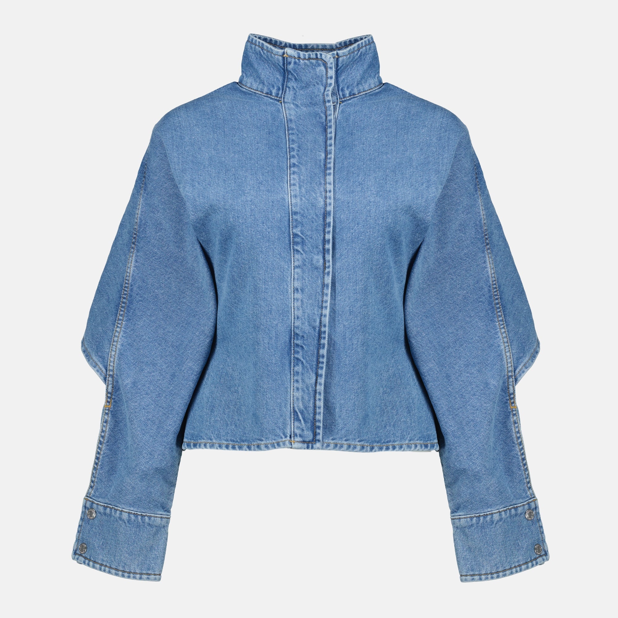 Moon Denim Jacket, Marine Serre, designer jacket, denim outerwear, fashion statement