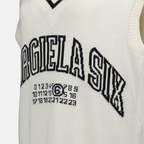 Immagine di un vestito in maglia senza maniche con sciarpa di Mm6 per donne - Stagione Primavera-Estate 2025 - Vista dettaglio prodotto 2