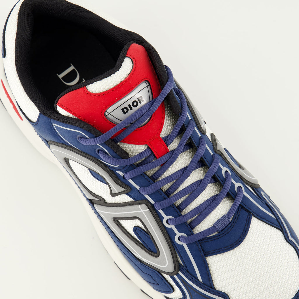 B30 Blue and Red Sneakers