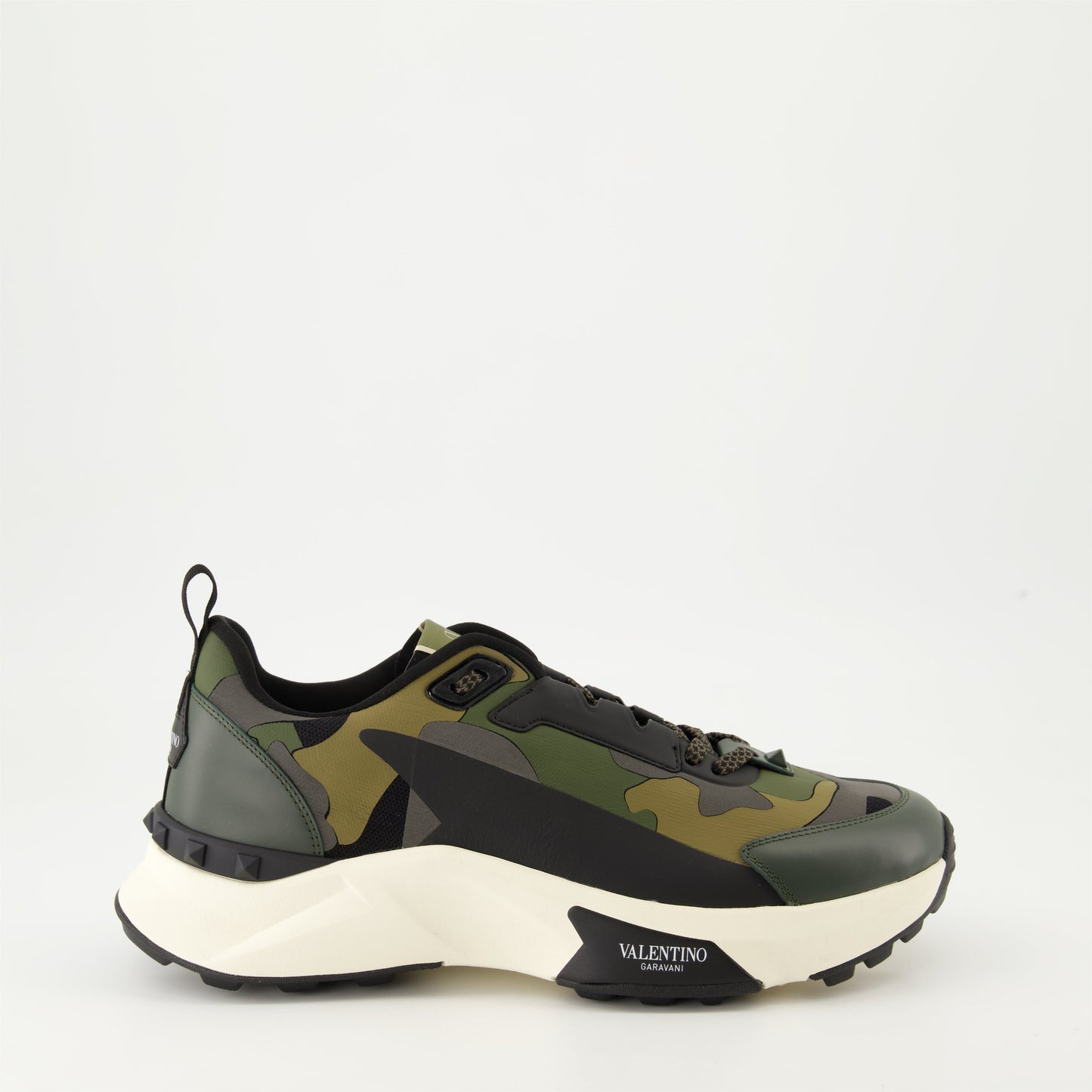 Camouflage sneakers, True Act, Valentino Garavani, luxury sneakers, technical fabric