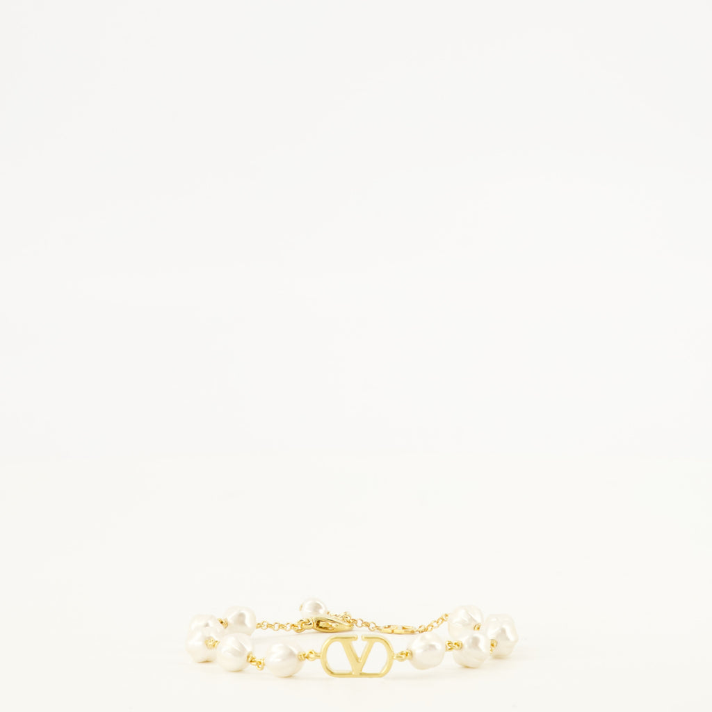 Vlogo Bracelet with Beads