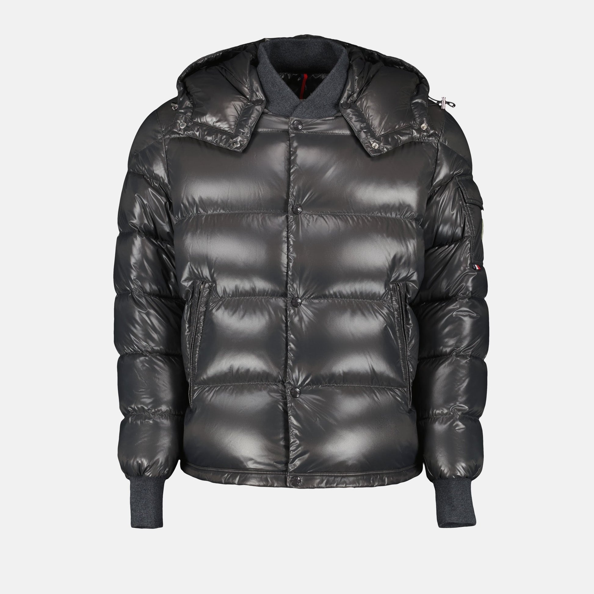 Moncler, Dark Taupe Jacket, Quilted Jacket, Luxury Outerwear, Autumn Winter 2024