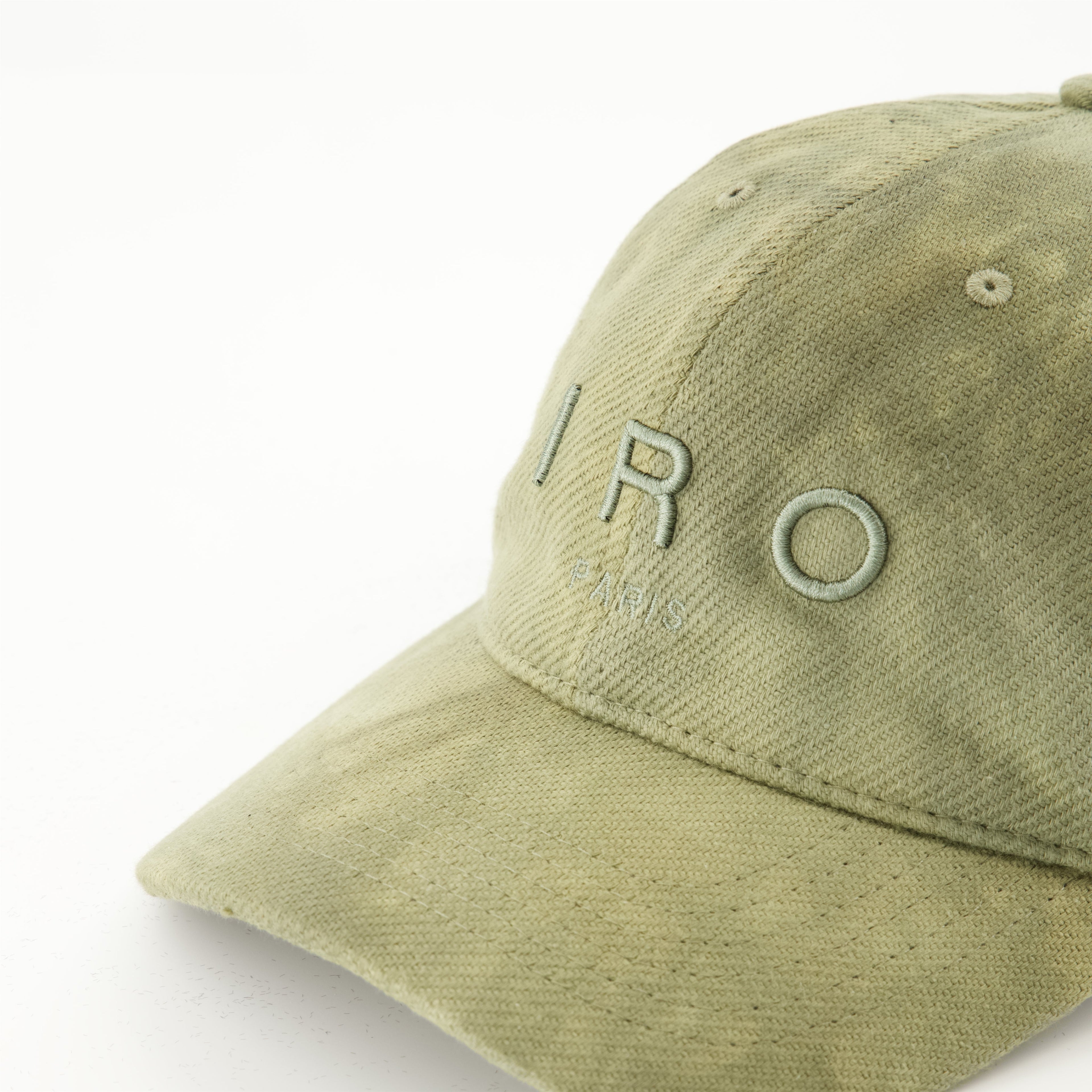 Iro Kaki Cap, Adjustable Logo Cap, Cotton Cap, Spring-Summer 2025 Accessories, Embroidered Cap