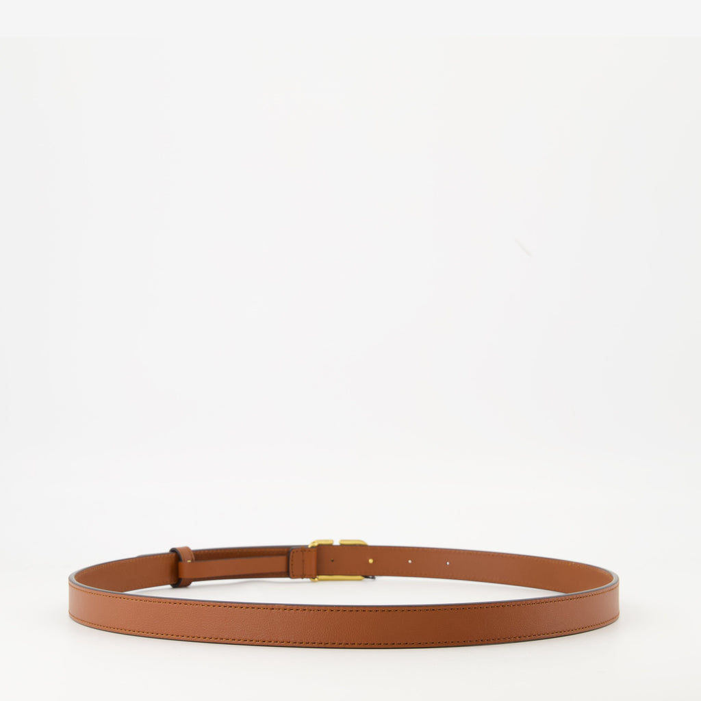 Valentino belt, VLogo accessory, calf leather belt, brass buckle belt, luxury accessories