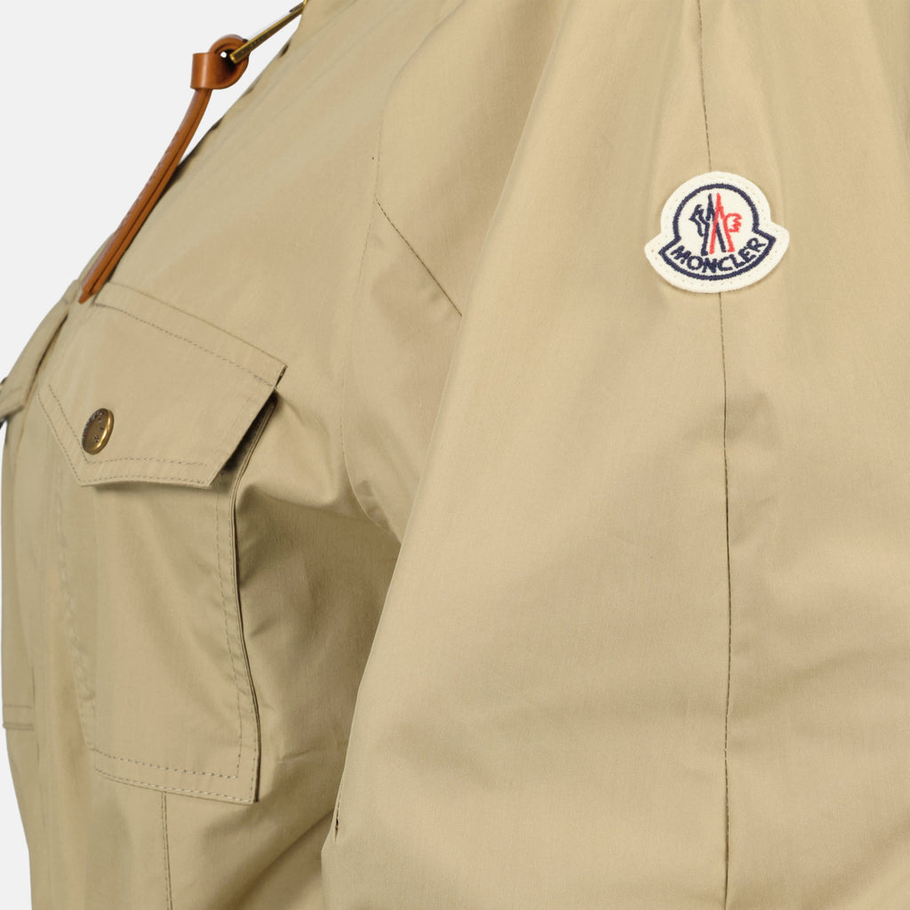 Robe en Popeline Beige