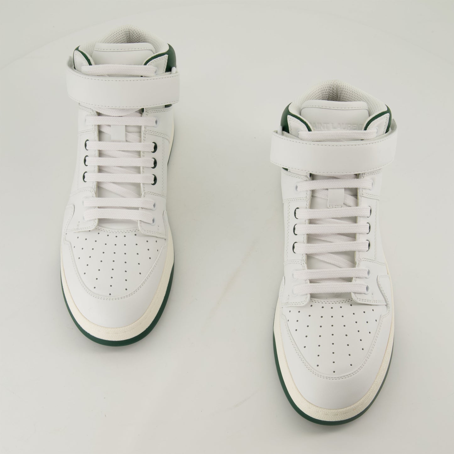 high-top sneakers, leather sneakers, white green sneakers, Lax sneakers, sneakers 2024