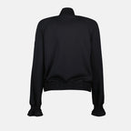 Image of Zip-Up Black Jacket by Moncler for Women - Season Spring-Summer 2025 - Detail View 2