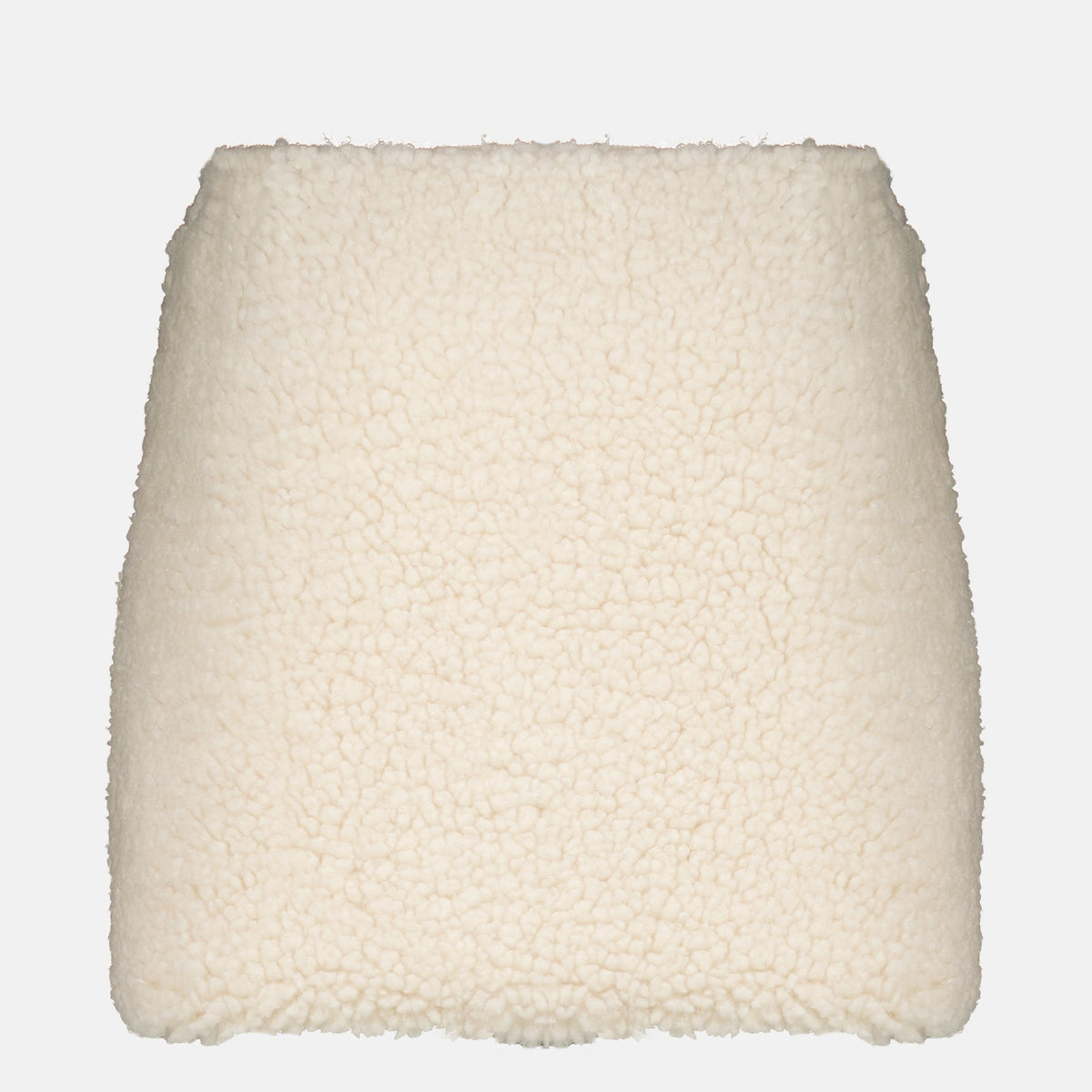 Mini Skirt in Beige Tweed