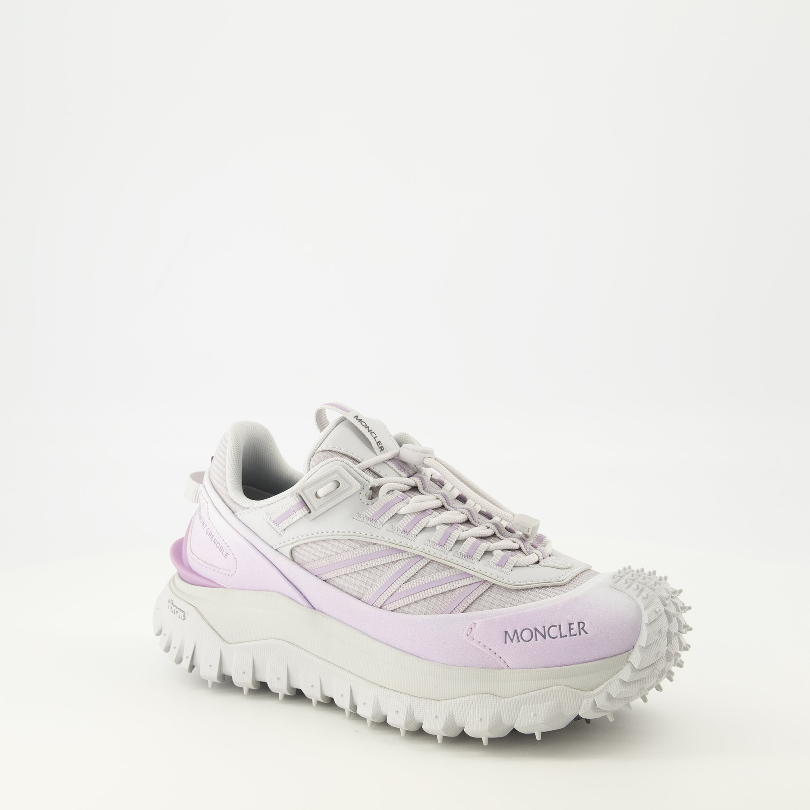Image of Trailgrip Sneakers by Moncler for Women - Season Spring-Summer 2026 - Front Right Three-Quarter View