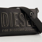 Diesel camera bag, black camera bag, unisex accessories, designer bags, brushed polyurethane bag
