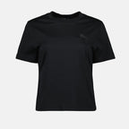 Burberry T-shirt, black cotton T-shirt, embroidered logo shirt, Festival T-shirt, casual wear