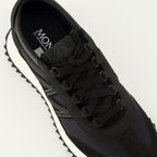 Image of Pacey 2 Black Sneakers by Moncler for Men - Season Spring-Summer 2026 - Top Detail View