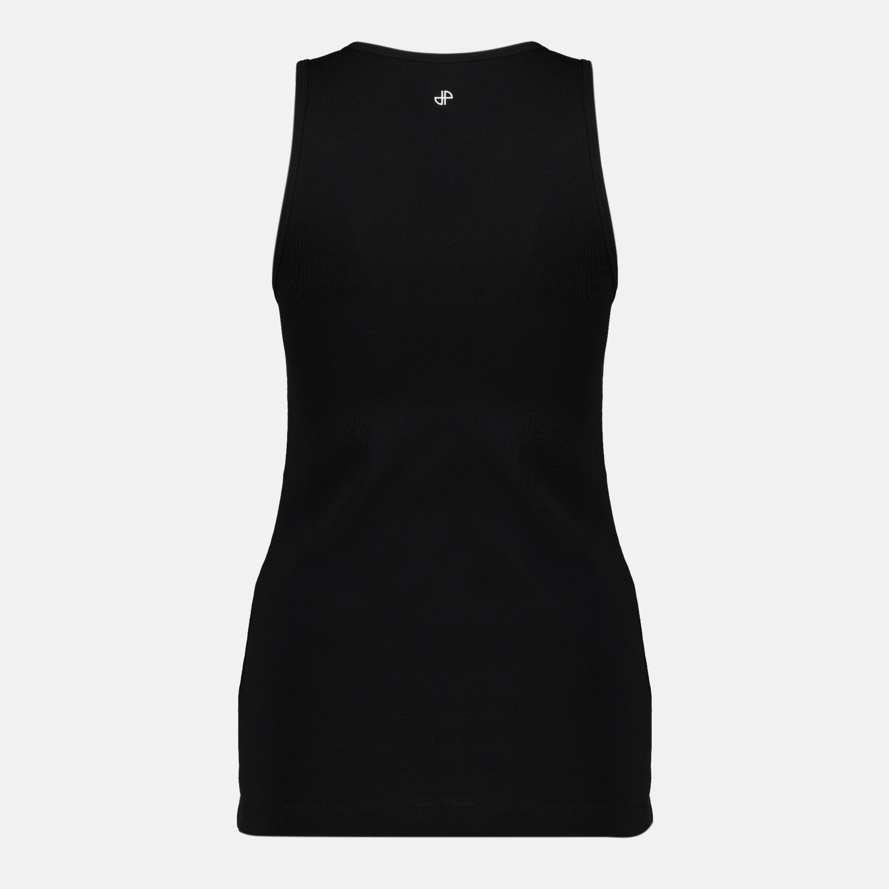 Black Ribbed Tank Top - Patou - Women | WE IN STYLE