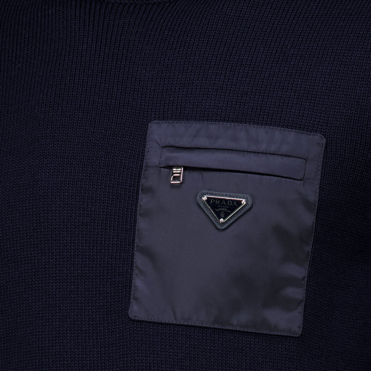 Pull en Maille Bleu Marine