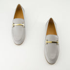 Image de mocassins en cuir lisse de Tod's pour femmes - Saison printemps-été 2025 - Vue de dessus du couple