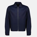 Image de Veste Zippée Marine par Dior pour Hommes - Saison Printemps-Été 2026 - Vue de Face