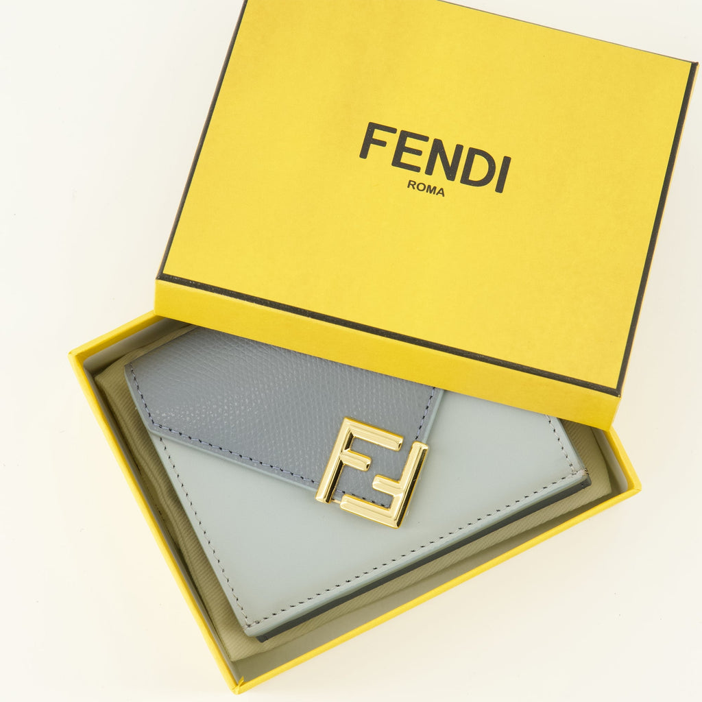 Bild der FF Diamonds Blue Brieftasche von Fendi für Frauen - Saison Frühling-Sommer 2026 - Detailansicht 2