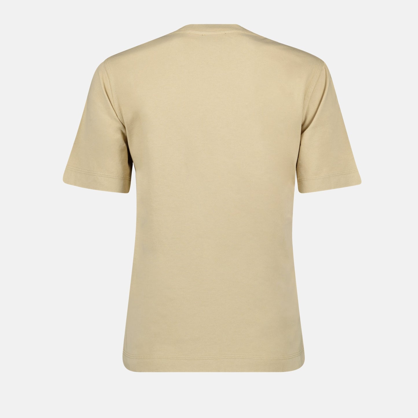 Beige T-shirt, Burberry T-shirt, Luxury casual wear, Premium cotton T-shirt, Autumn-Winter 2024 fashion