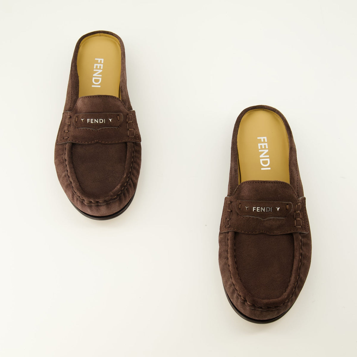 Scrunch Suede Mules
