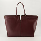 Image of Le Sac Di Bag Folio Bordeaux by Tod's for Women - Season Autumn-Winter 2025 - Back View