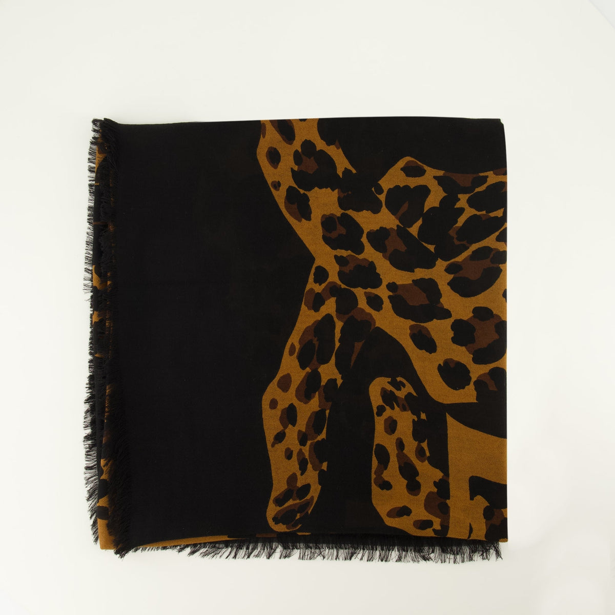 Leopard Square Scarf