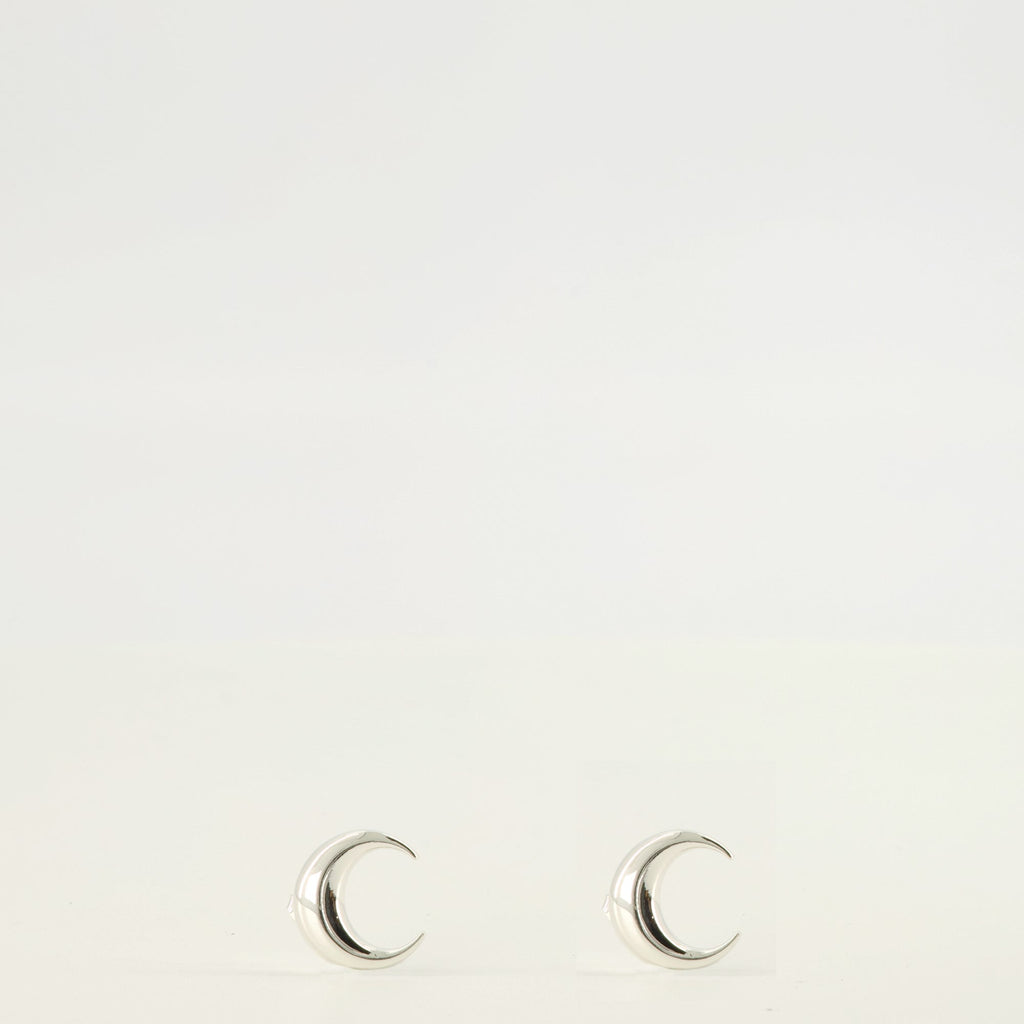 Boucles d'oreilles Lune Argent