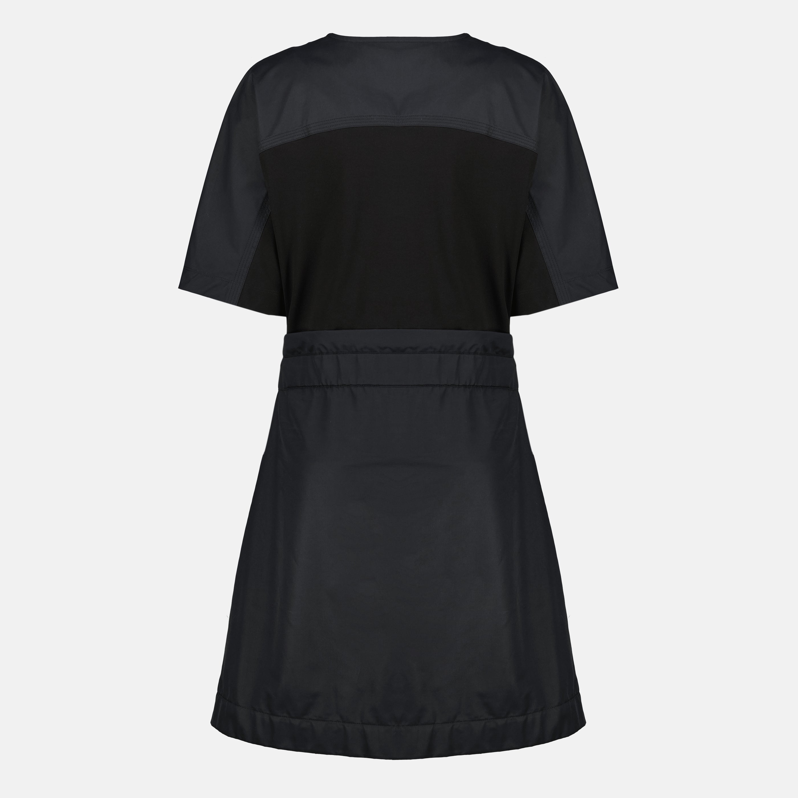 Mini Belted Cotton Dress