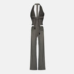 Image du Top Reyer Gris avec Cravate par Christopher Esber pour Femmes - Saison Printemps-Été 2026 - Détail Vue 6