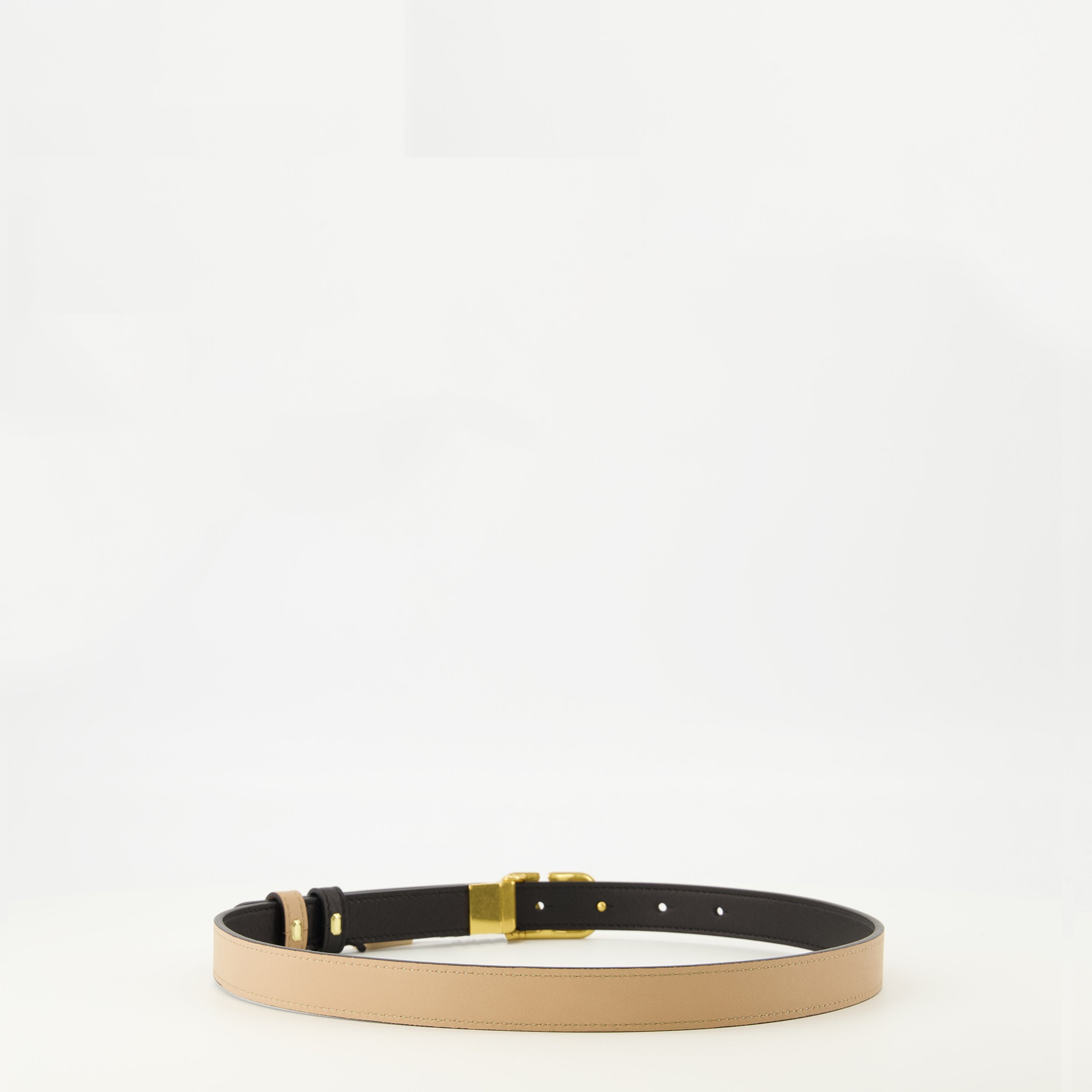 Reversible Vlogo Belt Beige and Black - Valentino 
