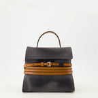 Moschino Tie Me sac, denim bag, fashionable accessory, adjustable shoulder strap, Autumn-Winter 2025 collection