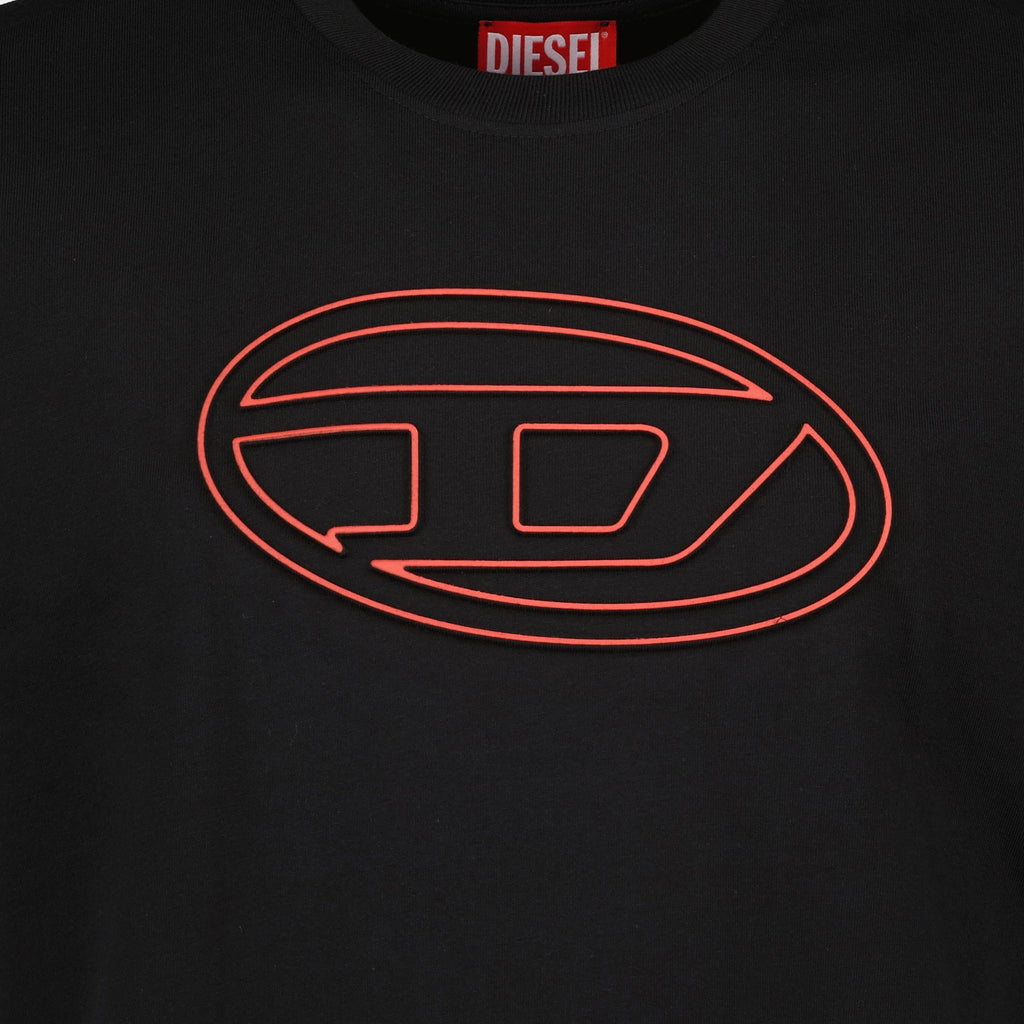 Imagen de la camiseta T-Adjust-Bigoval de Diesel para hombres - Temporada Otoño-Invierno 2025 - Vista detalle del producto 2