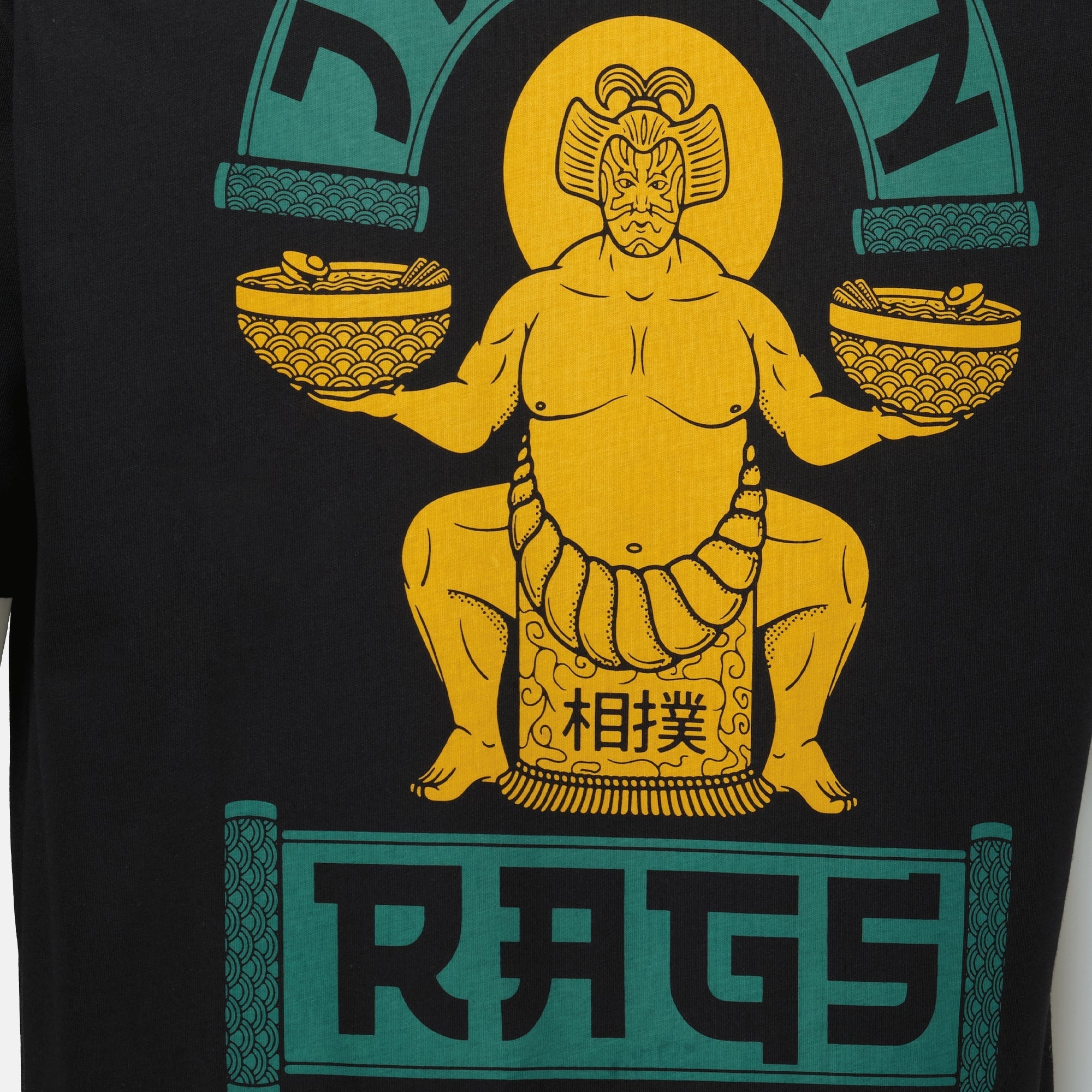 Japan Rag T-shirt, cotton T-shirt, short sleeve tee, black t-shirt, casual apparel