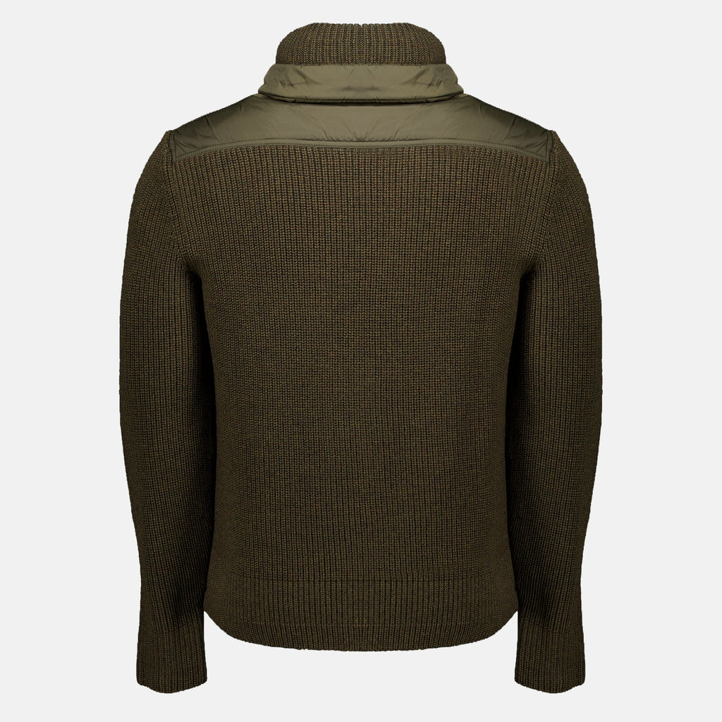 Kaki Bi-Matière Veste