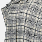 tweed overshirt, Iro Samie, casual wear, checkered shirt, women's outerwear