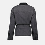 Image de la chemise noire C-Delphi-Den de Diesel pour femmes - Saison printemps-été 2025 - Vue de dos